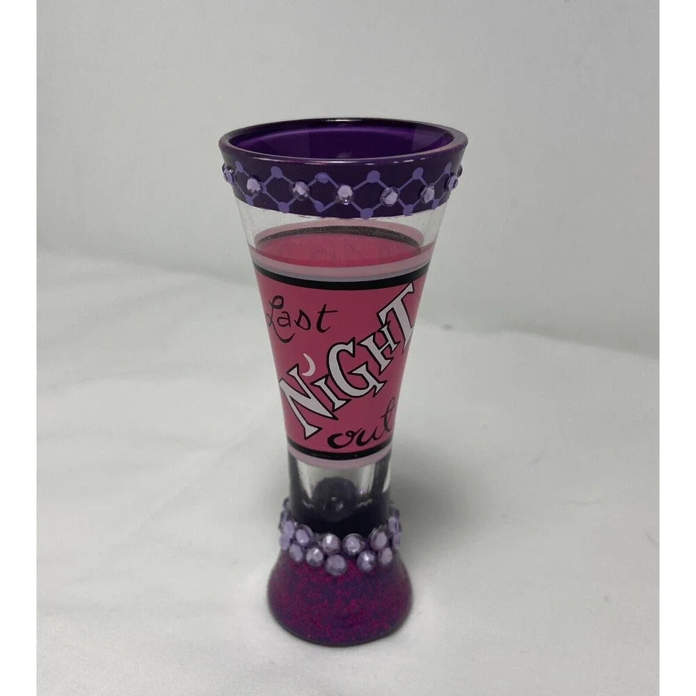 Lolita Shot Glass Last Night Out Decorated Bride  Novelty Shooter